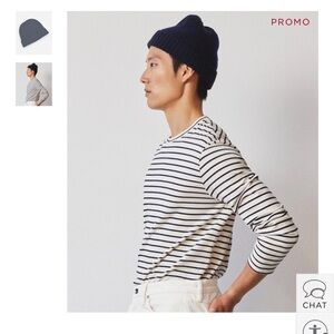 Todd snyder ITALIAN RECYCLED CASHMERE BEANIE IN NAVY